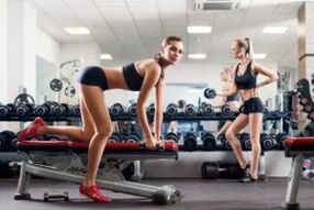Exercises in the gym against varicose veins