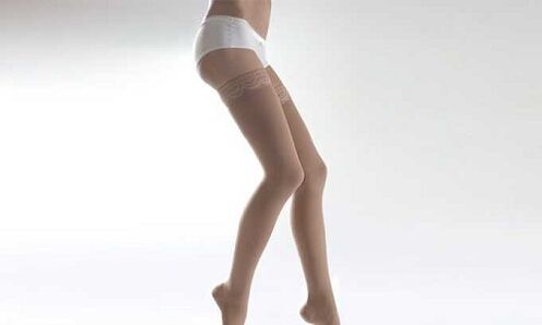 Compression jersey for varicose veins